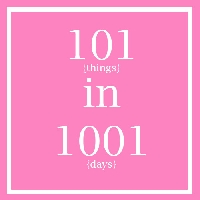 101 Things Progress- August 2013 Re-Run