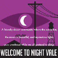 Night Vale Quote postcard