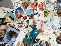 USED touristy postcards swap #6