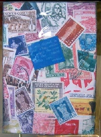 Postage Stamp  Collage ATC
