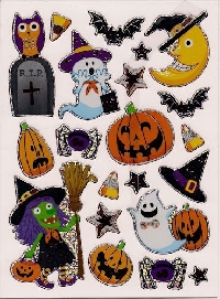 Halloween loose sticker swap