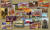 1 Person per Country - Profile related Postcard Sw