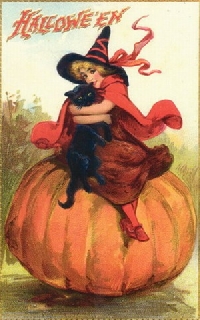 Halloween Card  USA