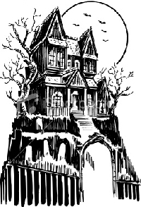 Draw An ATC: Haunted House