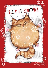 Christmas Card Swap # 3- Let it snow
