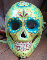 Dia De Los Muertos Sugar Skull Mask