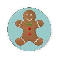 Gingerbread Boy or Girl ATC