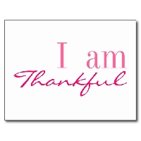 Thankful for...