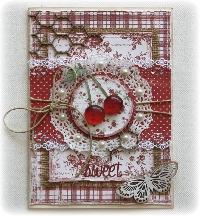 HM Card with Cherries on it!