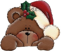 Christmas Bear ATC