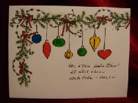 Mail Art - Christmas themed