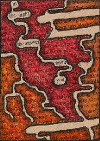 Altered Text ATC 2.0, #8 Brown