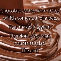 It's all about the chocolate!