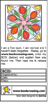 BookCrossing book plates/labels EDITED