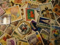 Mix it up/Postcard and Used Postage Stamp Swap #6
