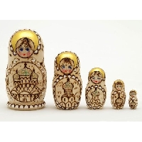 Russian Nesting Doll ATC