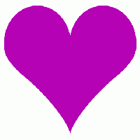  *USA Purple Valentine  ATC*