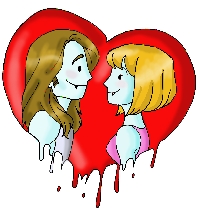 Vampires in LOVE ATC swap! 