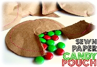 Sewn Candy Pouch for Easter
