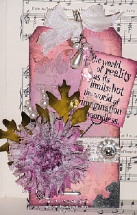 Pretty in Pink Craft Tag!