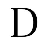 Alphabet PC - Letter D (SB Only)