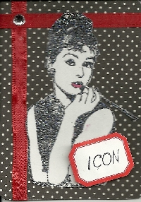 ATC with a stamped Image
