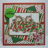 House Mouse Homemade Card