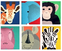 Animal Themed Sticker Book Swap