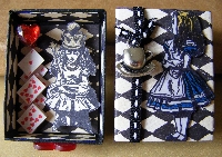 Alice in Wonderland matchbox