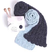 Winter scarf knit kit swap