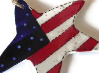 4th of July Clay Ornament Swap - Edited for typos!