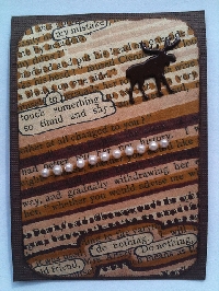 Altered Text ATC - BROWN