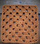 Crocheted Filler Granny Square Swap = JUNE