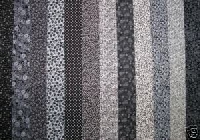 Fat Quarter - Black and White ONLY