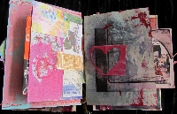 JG: Altered Greeting Card Journal: Round 1