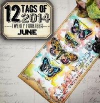 Tim Holtz Challenge: 12 Tags of 2014 
