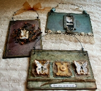 Altered Book Cover Art
