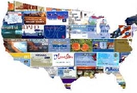 Not Your State Map Postcard