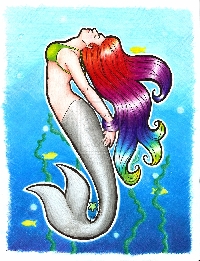 Rainbow of Mermaids Series: #2: ORANGE