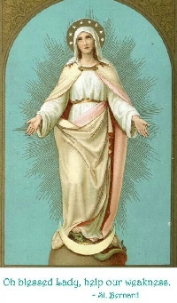Vintage Mother Mary ATC