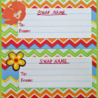 Choose your own swap cards-- flat mail friendly!