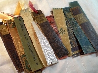 Hand Made Bookmarks With Vintage Book Spines