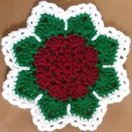 Red, White and Green - Dishcloth