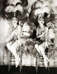 Vintage Showgirl ATC