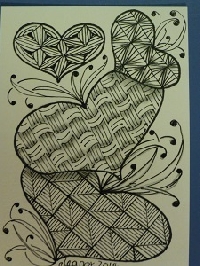 PAB Group: Tangles/Doodles featuring ... Hearts