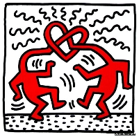 Alphabet Artists ATC Swap #8: Keith Haring