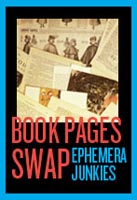 EJ -- Vintage Book Page Swap!