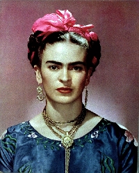 Frida Kahlo dotee doll