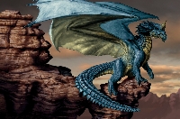 A Week Postcard Swap # 33 - A dragon