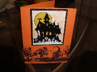 Handmade Halloween Card Swap